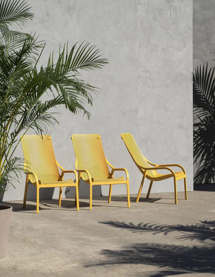 NARDI Outdoor Loungesessel NET LOUNGE senape
