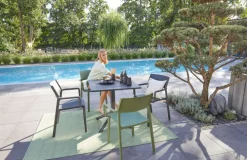 NARDI Stapelstuhl Garten TRILL AL 2er Set agave