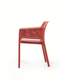 NARDI Stapelstuhl Garten NET AL 2er Set corallo
