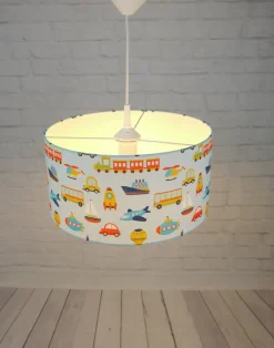 niermann Retrofit Kinderlampe Pendel Fahrzeuge