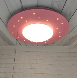niermann Retrofit Kinderlampe Decke STARLIGHT pastellrose