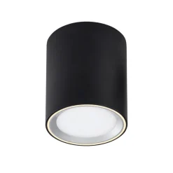 Nordlux LED Aufbaustrahler FALLON LONG 10 cm schwarz