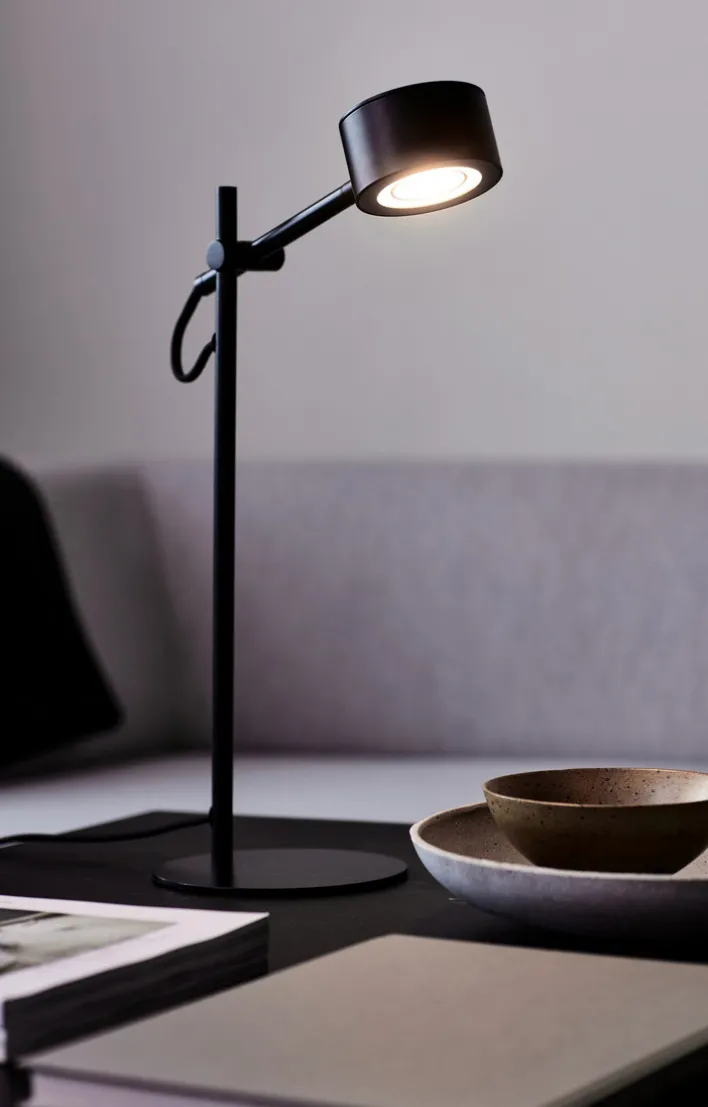 Nordlux LED Tischlampe CLYDE 8,5 cm schwarz
