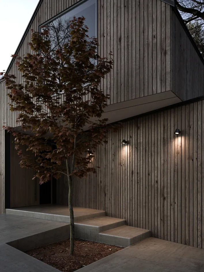 Nordlux Retrofit Außenwandleuchte ALERIA 1-flg schwarz