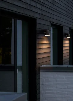 Nordlux Retrofit Außenwandleuchte FRONT 1-flg schwarz