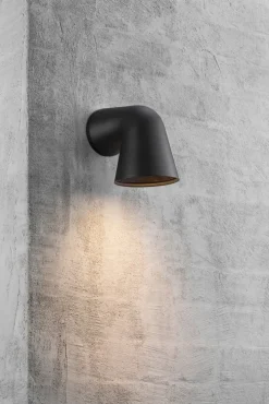 Nordlux Retrofit Außenwandleuchte FRONT 1-flg schwarz