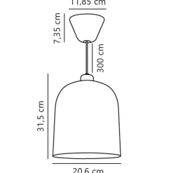 Nordlux Retrofit Pendelleuchte ANGLE 1-flg schwarz