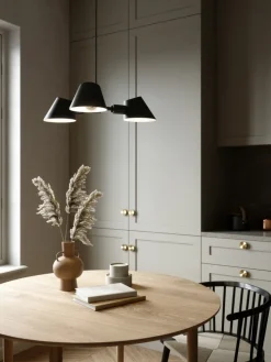 Nordlux Retrofit Pendelleuchte STAY 3-flg schwarz