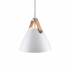Nordlux Retrofit Pendelleuchte STRAP 16,5 cm weiß