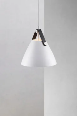 Nordlux Retrofit Pendelleuchte STRAP 16,5 cm weiß