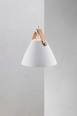 Nordlux Retrofit Pendelleuchte STRAP 16,5 cm weiß