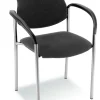 Nowy Styl Besucherstuhl STYL schwarz/ chromfarbig