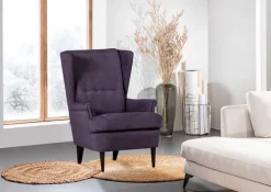 Ohrensessel KAYLA lila