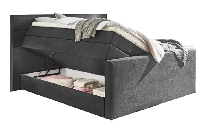 Ole Gunderson Boxspringbett FENTISSIMO SPACE 180 x 200 cm grau