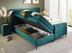 Ole Gunderson Boxspringbett FENTISSIMO SPACE 180 x 200 cm grün