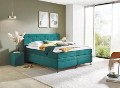 Ole Gunderson Boxspringbett FENTISSIMO SPACE 180 x 200 cm grün