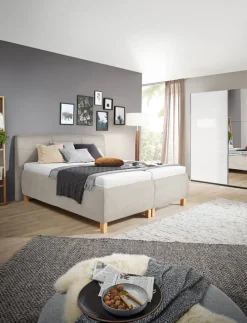 Ole Gunderson Polsterbett FENSON BERGEN 180 x 200 cm beige