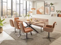 Ole Gunderson Polstersitzbank MADINA BENCH Donna rusty melange/schwarz