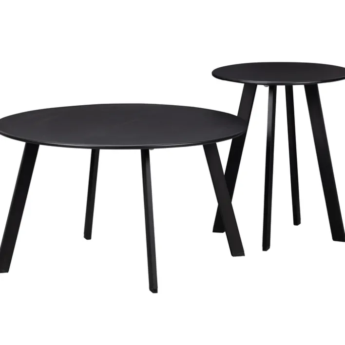 Outdoor Loungetisch FER 70 cm schwarz