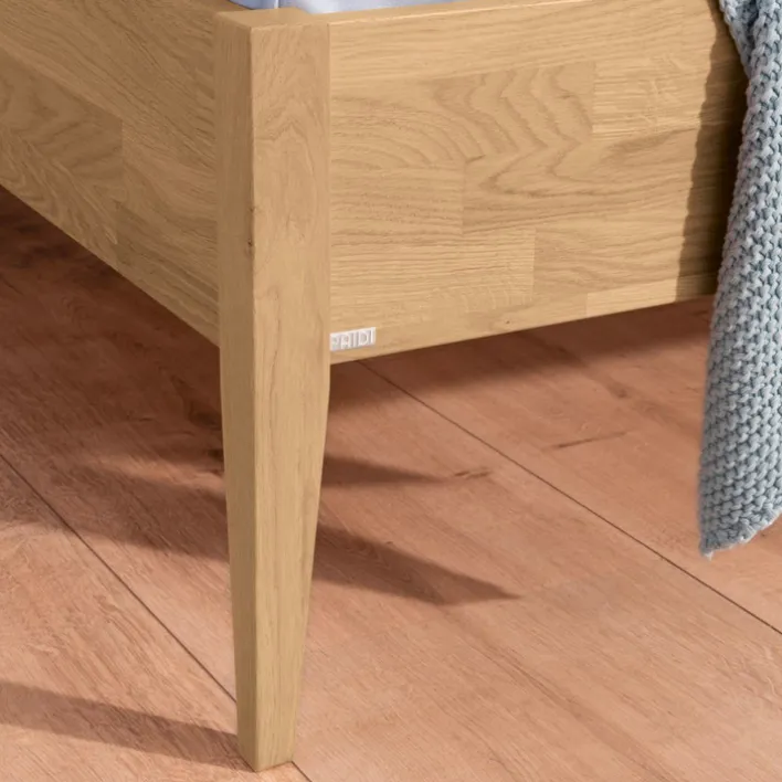 PAIDI Bett STEN 120 x 200 cm braun/ grau