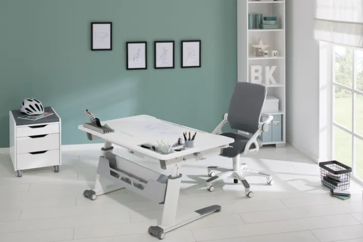 PAIDI Schreibtisch JARO Kreideweiß