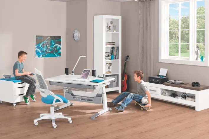 PAIDI Schreibtisch JARO Kreideweiß