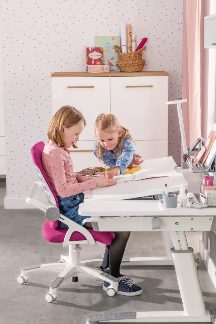 PAIDI Schreibtisch JARO Kreideweiß