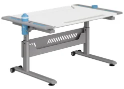 PAIDI Schreibtisch TABLO Kreideweiß/ Azurblau