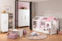 PAIDI Spielbett TINY HOUSE weiß