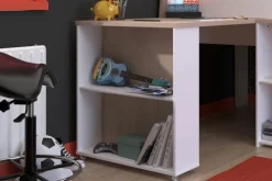 Parisot Hochbett LUCAS weiß/braun