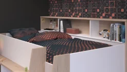 Parisot Hochbett LUCAS weiß/braun