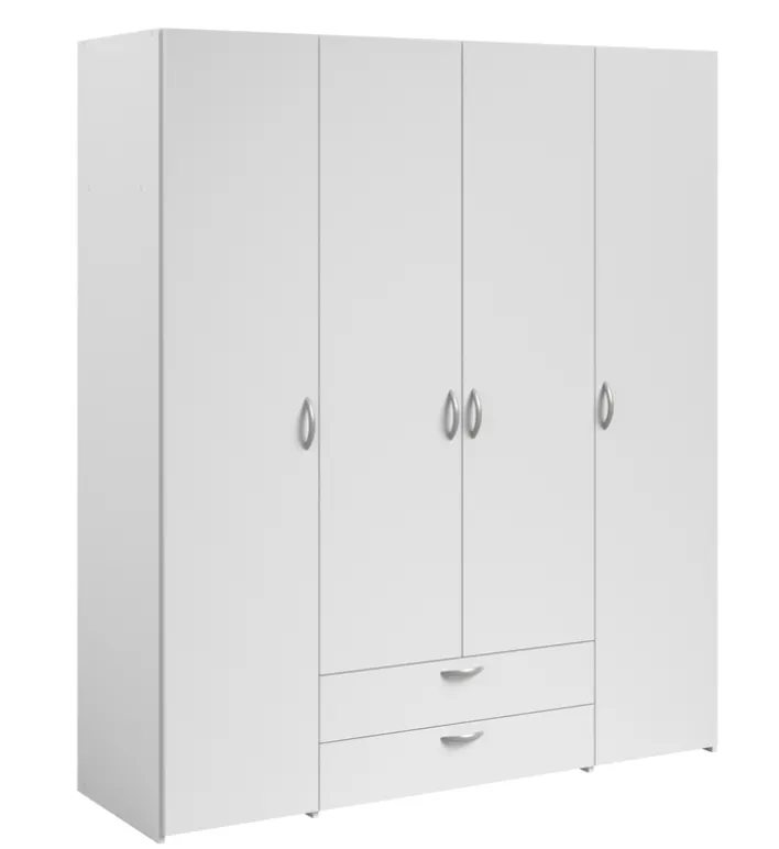 Parisot Kinder-Drehtürenschrank DAILY 1 weiß