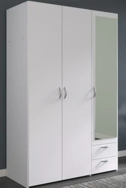 Parisot Kinder-Drehtürenschrank DAILY 4 weiß