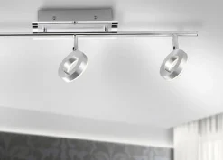 Paul Neuhaus LED Badlampe SILEDA 3 Spots alufarbig