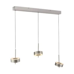 Paul Neuhaus LED Balkenpendel Q-ROTATE 3-flg Nickelfarbig