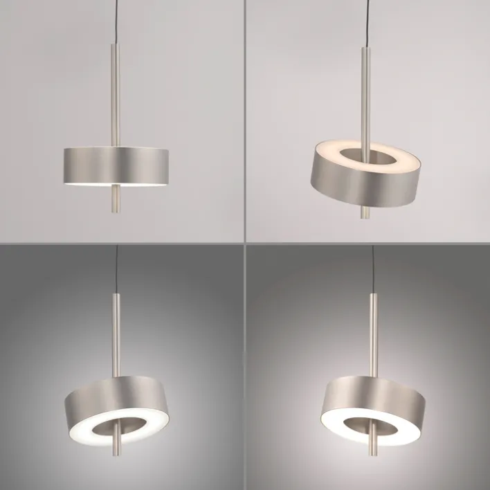 Paul Neuhaus LED Balkenpendel Q-ROTATE 3-flg Nickelfarbig