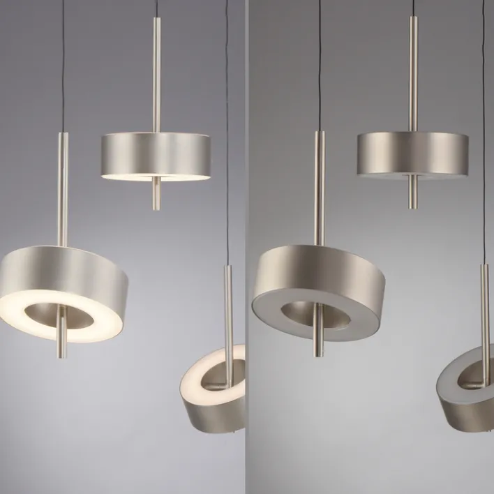 Paul Neuhaus LED Balkenpendel Q-ROTATE 3-flg Nickelfarbig