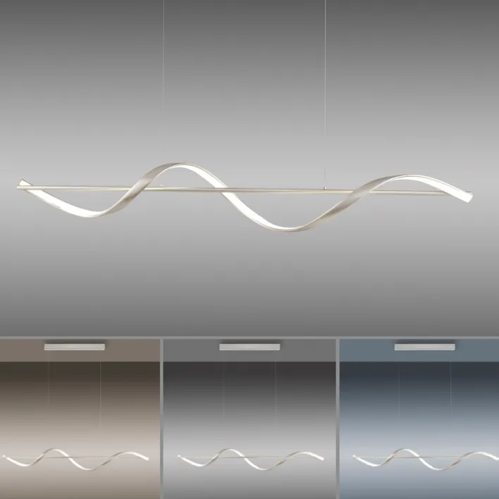 Paul Neuhaus LED Balkenpendel Q-SWING 1-flg silberfarbig