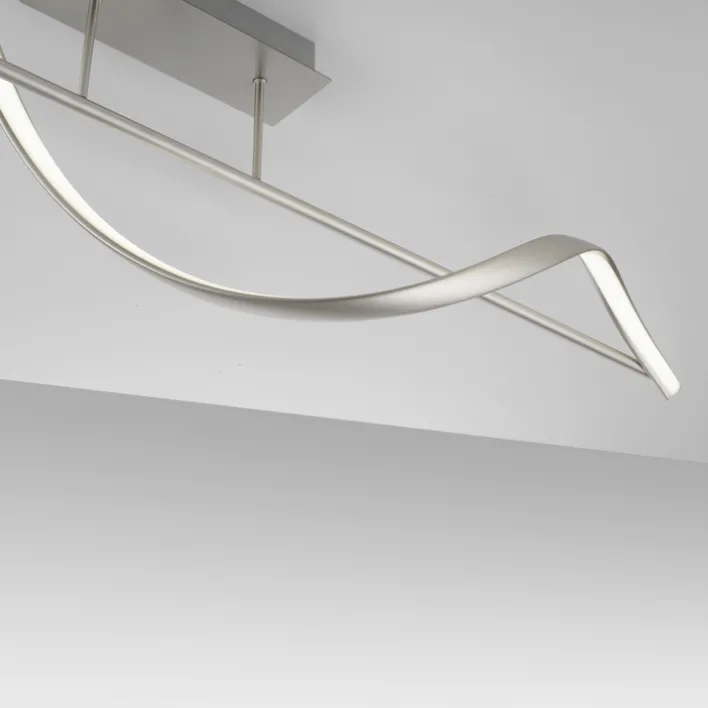 Paul Neuhaus LED Deckenlampe Q-SWING 1-flg silberfähig