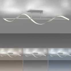 Paul Neuhaus LED Deckenlampe Q-SWING 1-flg silberfähig