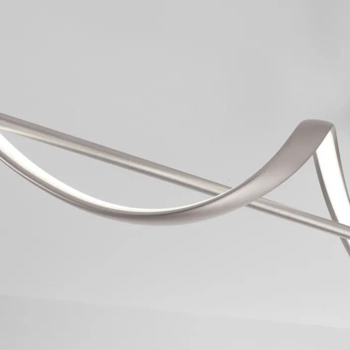 Paul Neuhaus LED Deckenlampe Q-SWING 1-flg silberfähig