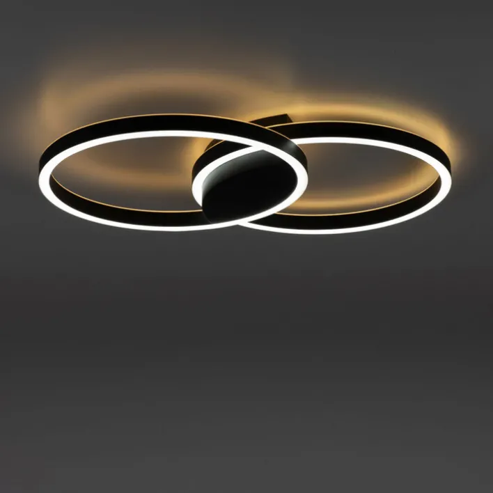 Paul Neuhaus LED Deckenlampe Q-MARKO schwarz