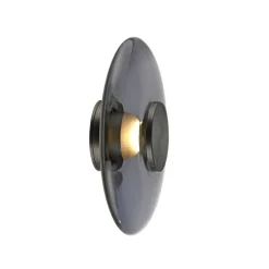 Paul Neuhaus LED Deckenlampe PURE VITRUM 22 cm grau