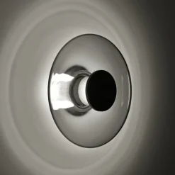 Paul Neuhaus LED Deckenlampe PURE VITRUM 22 cm grau