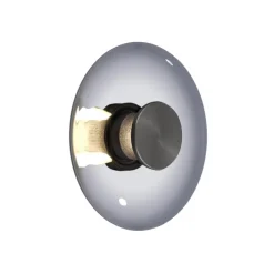 Paul Neuhaus LED Deckenlampe PURE VITRUM 22 cm grau