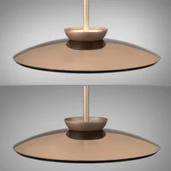 Paul Neuhaus LED Pendelleuchte PURE E-MOON 1-flg bronze