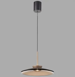 Paul Neuhaus LED Pendelleuchte PURE E-MOON 1-flg bronze