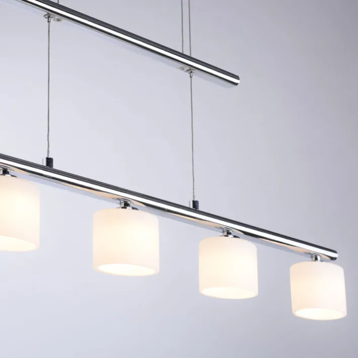 Paul Neuhaus LED Pendelleuchte HYDRA 5-flg stahlfarbig