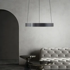 Paul Neuhaus LED Pendelleuchte PURE E-CLIPSE 50 cm grau