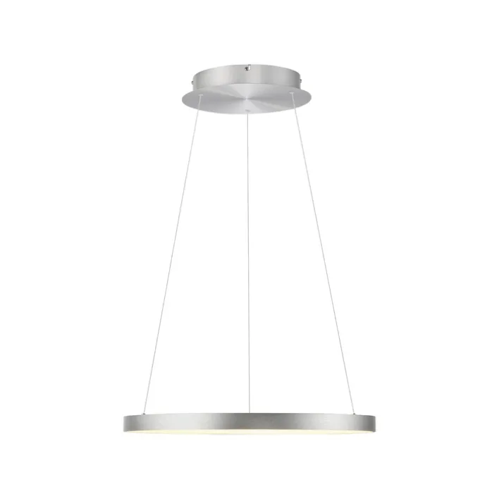 Paul Neuhaus LED Pendelleuchte HOOP 57 cm alu-/nickelfarbig